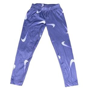 Nike Dri Fit Girls Purple Leggings Size 5-6